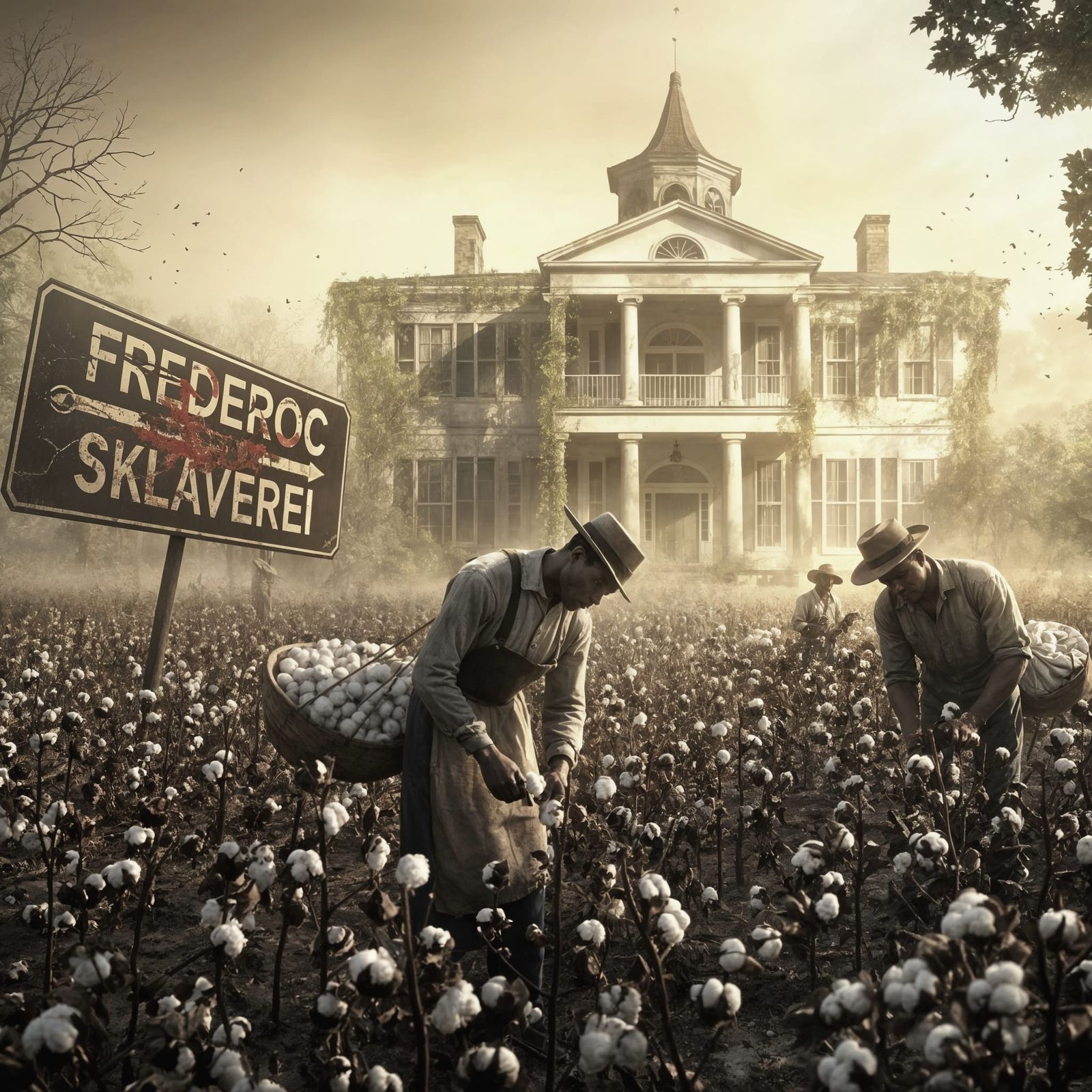 Surreal Cotton Fields in Post-Apocalyptic Splendor