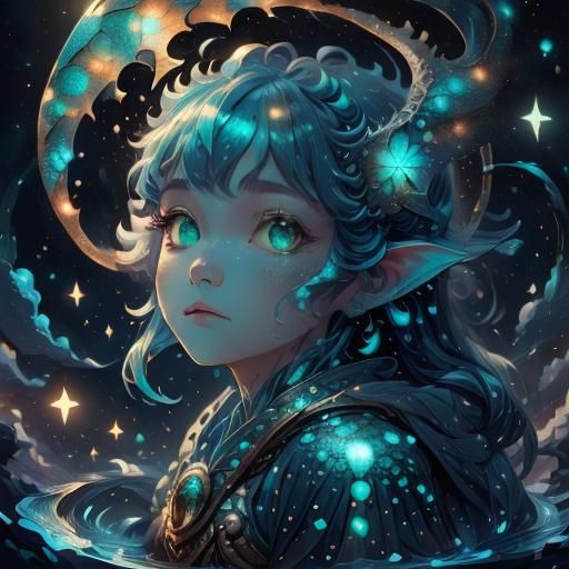 Colossal Tsunami Wyrm Rises from the Ocean