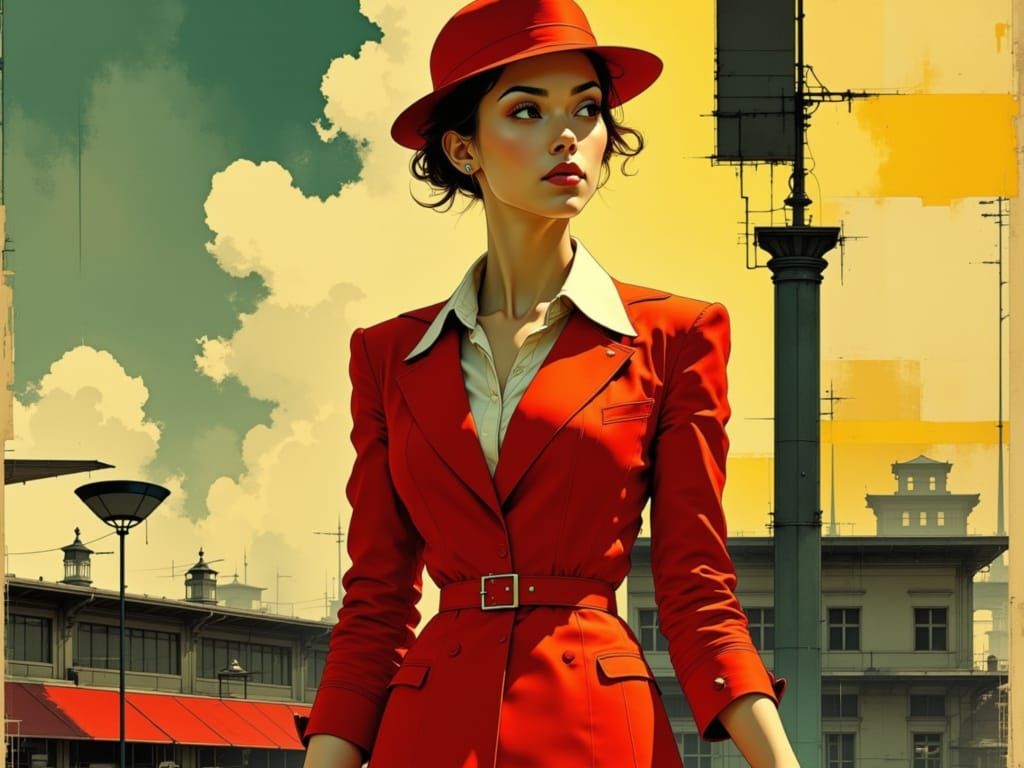 Morgan Fairchild as Lebanese Flight Attendant in Oil Paint S...