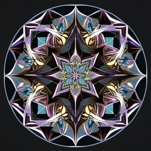 Symmetric Fractal Dodecahedron in Geometric Harmony