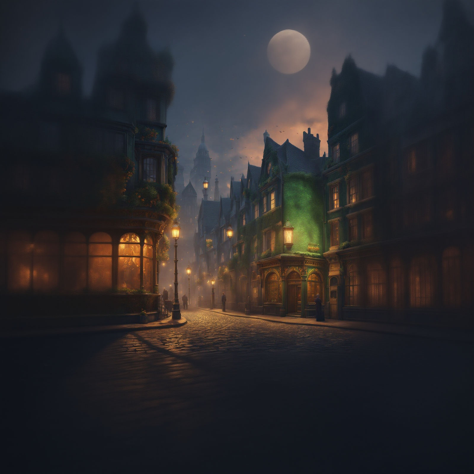 Fantasy Book Cover: Old London Town for D&D