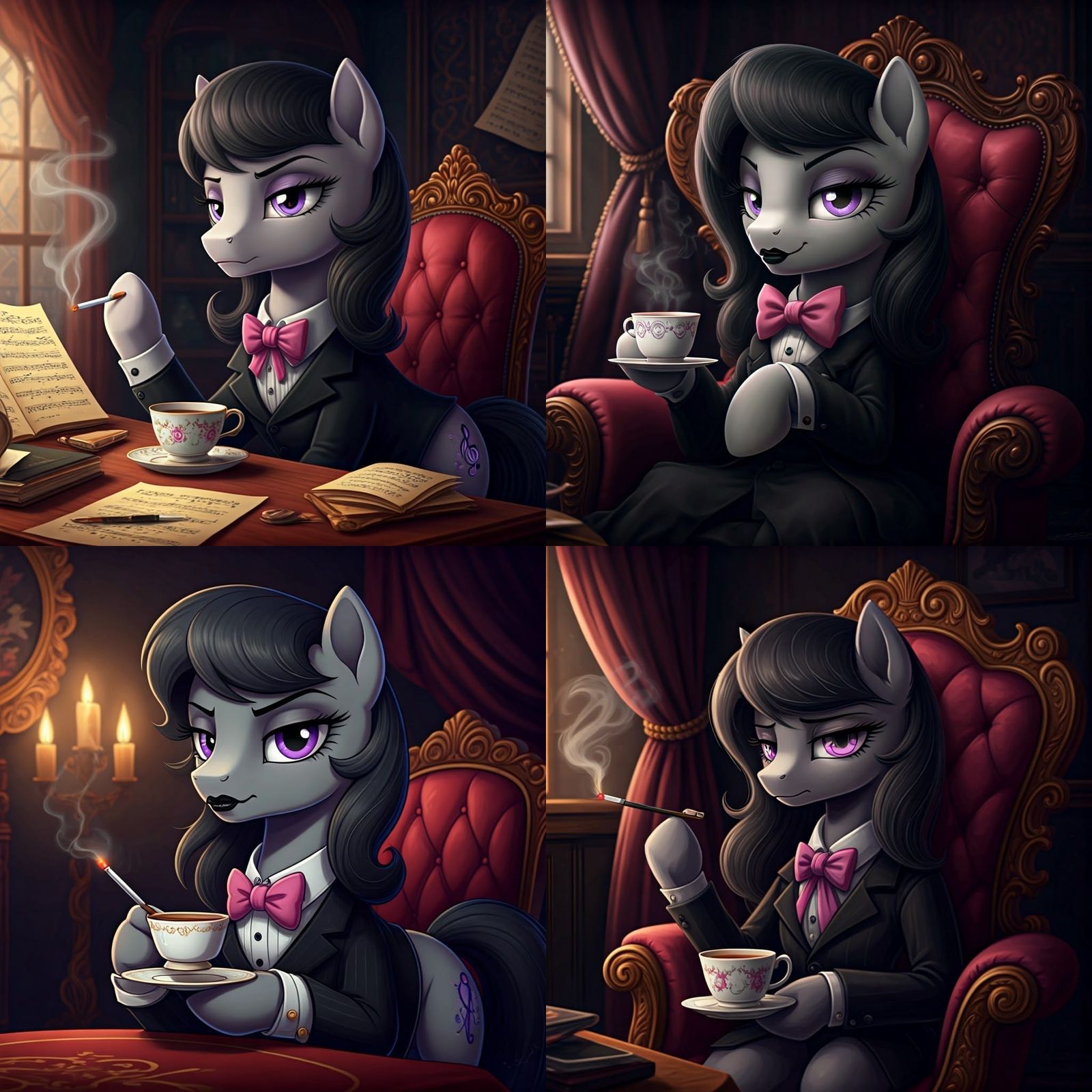 Gothic Octavia Melody: Smoking and Tea in Britain