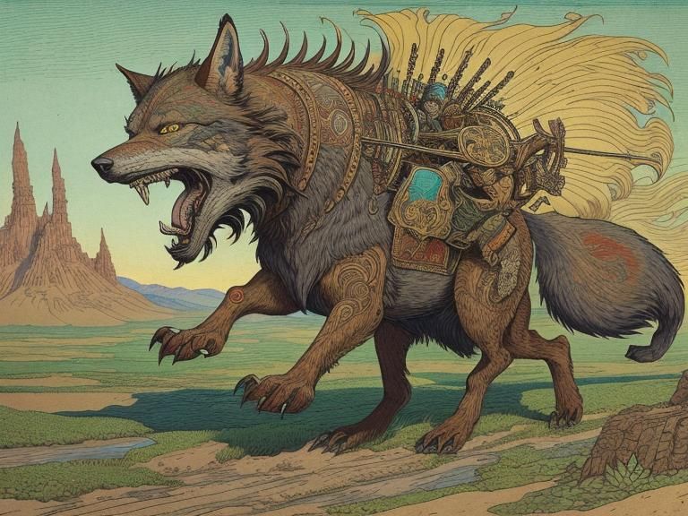 Tsar's Son on Mutant Wolf: Biopunk Folk Tale