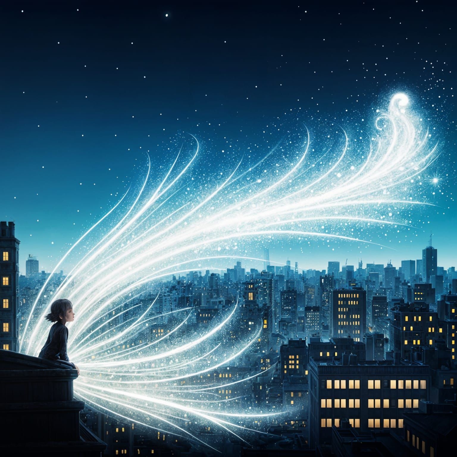 Surreal Cityscape of Whimsy and Dreams