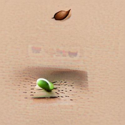 Lonely Seed on Barren Ground