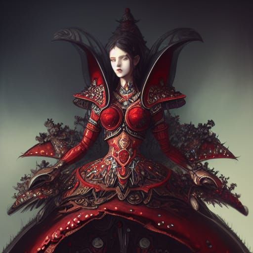 Fly Agaric Warrior in Intricate Armor