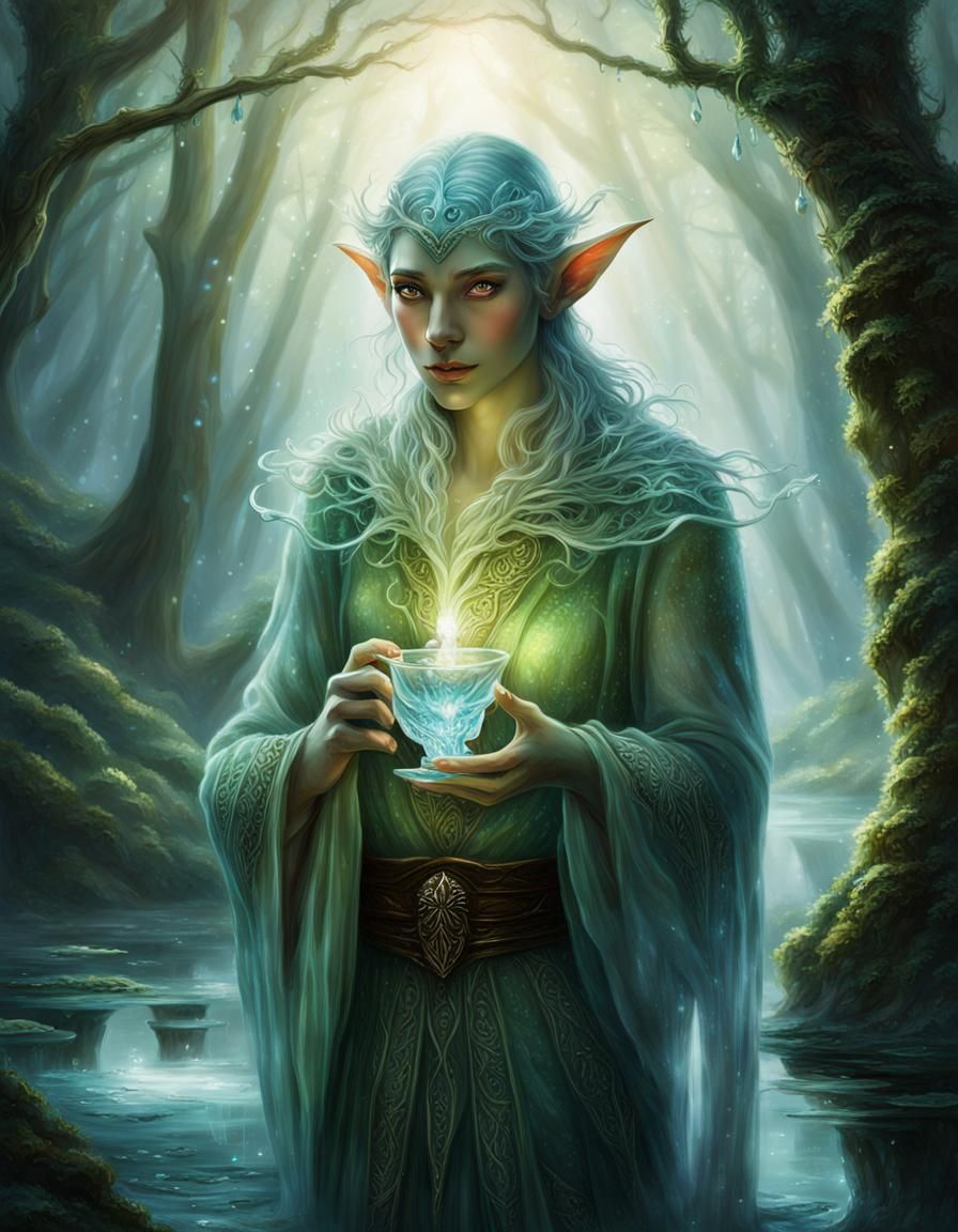 The Magical Water Elf