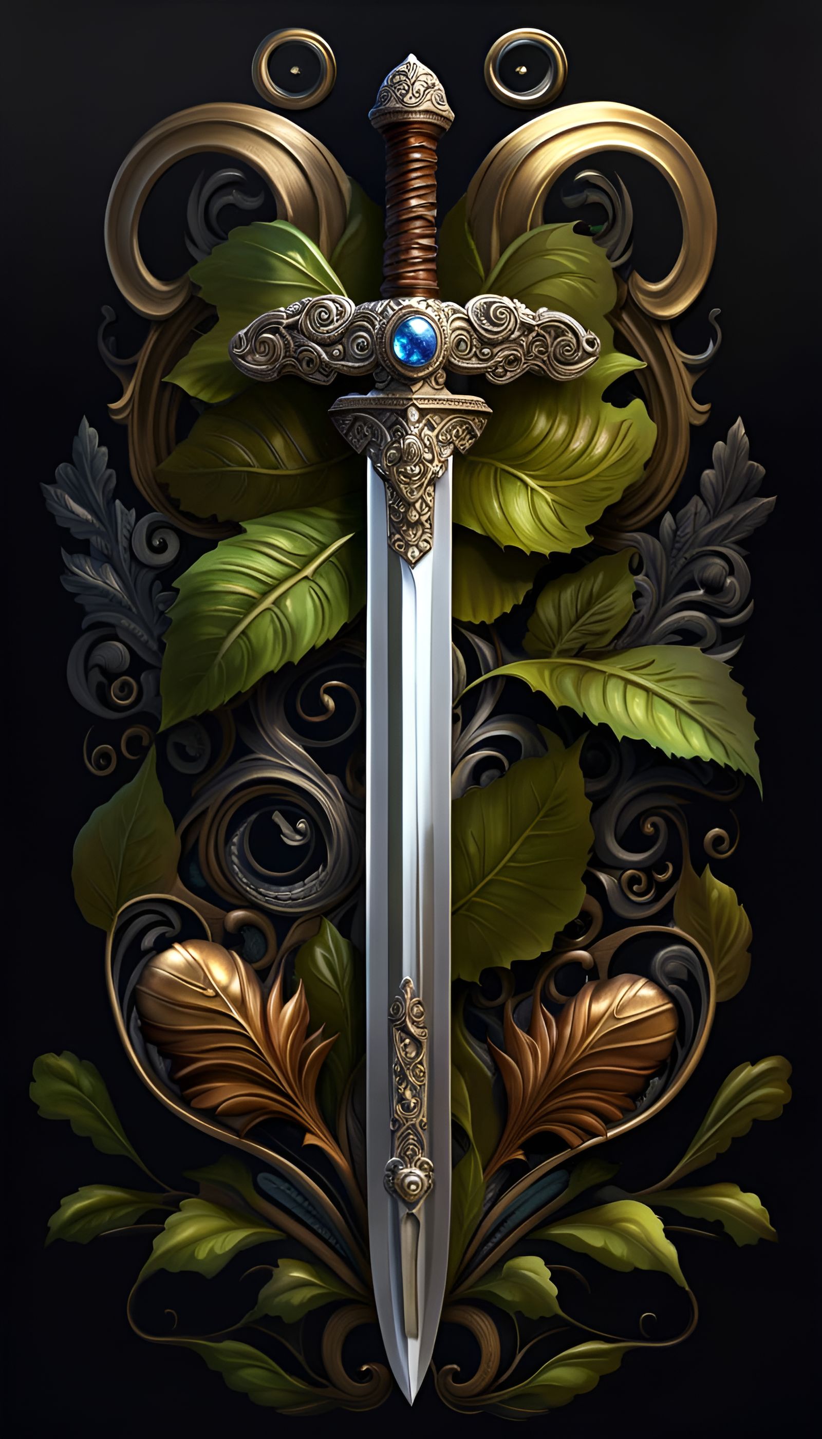 Snail Knight's Sword with Magic Energy