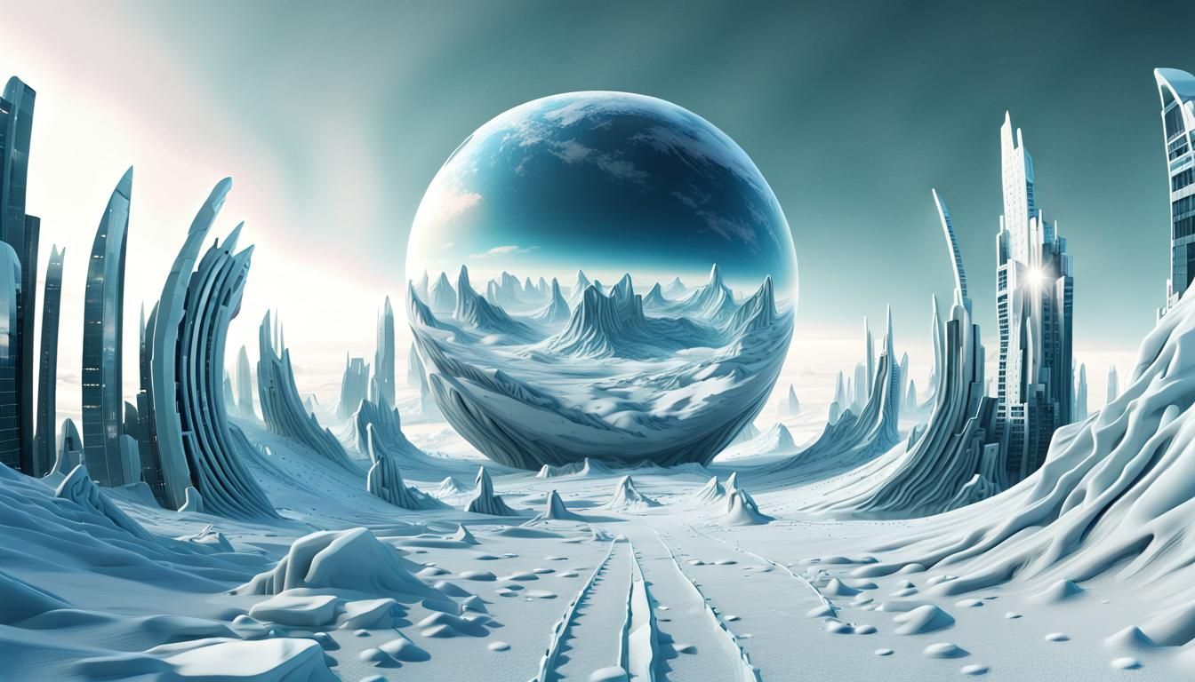 Futuristic Alien Iced World: Technological Breakdown