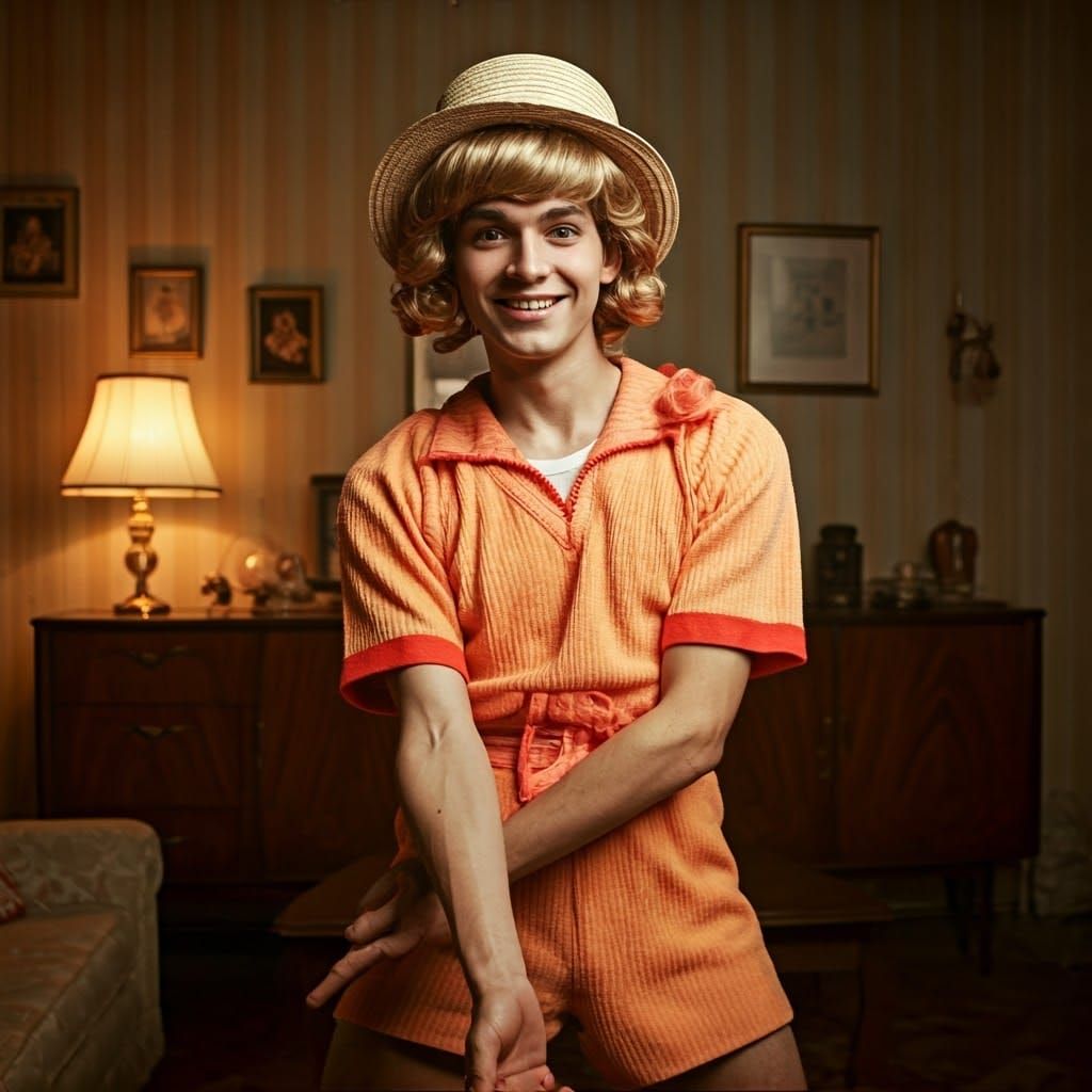 Vintage Whimsy: 19-Year-Old Gentleman in 1950s Finery