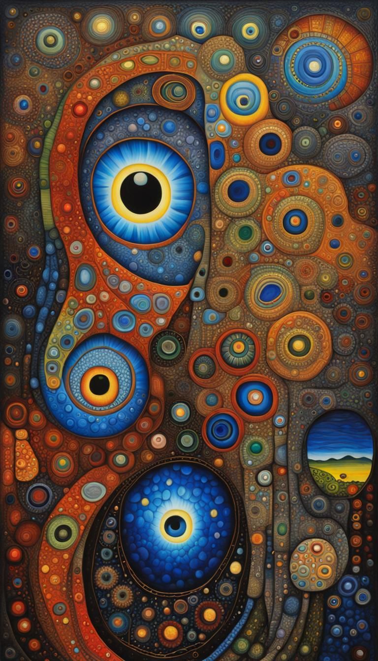 Creative Nonsense: An Oil Painting with Fractal Patterns