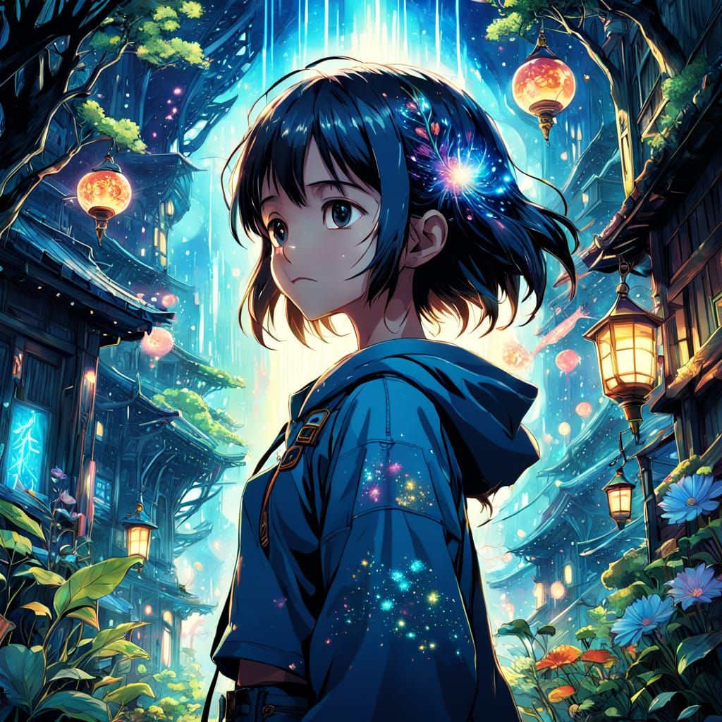 Elegant Hyperrealistic Anime Art Masterpiece