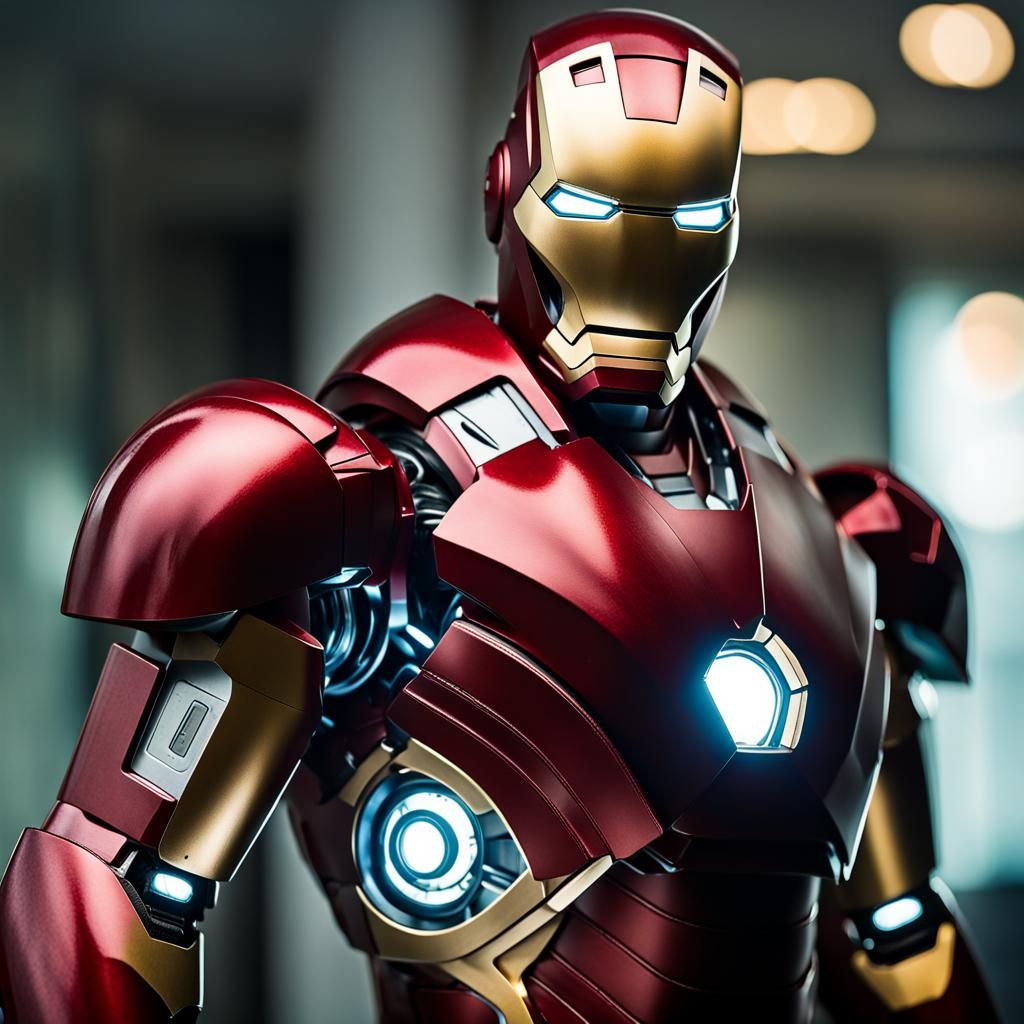 Iron Man Captured with Natural Lighting and Bokeh