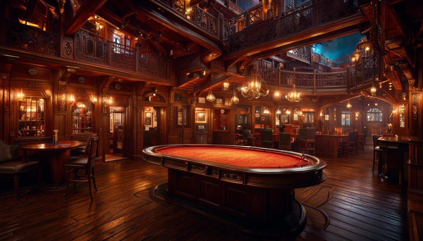 Space-Western Saloon: Frontier Matte Painting in 16k