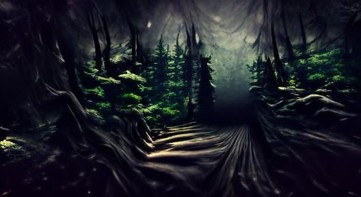 Endless Abyss: Forest and Dreams in Darkness