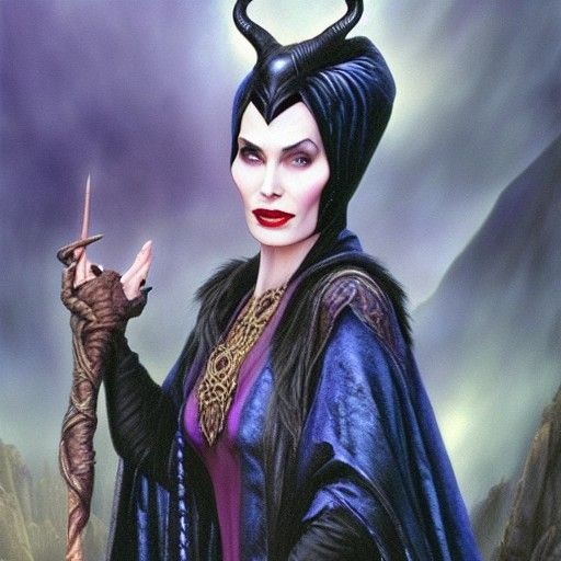 Enchantress of the Moors: An Oil Painting