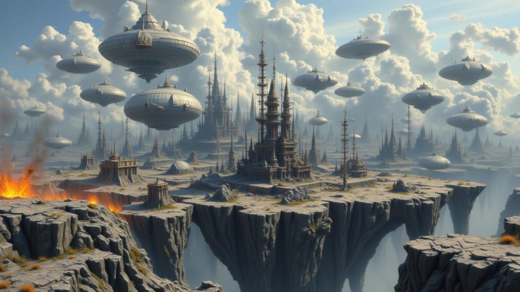 Dramatic Seascape with Unique Artistic Style