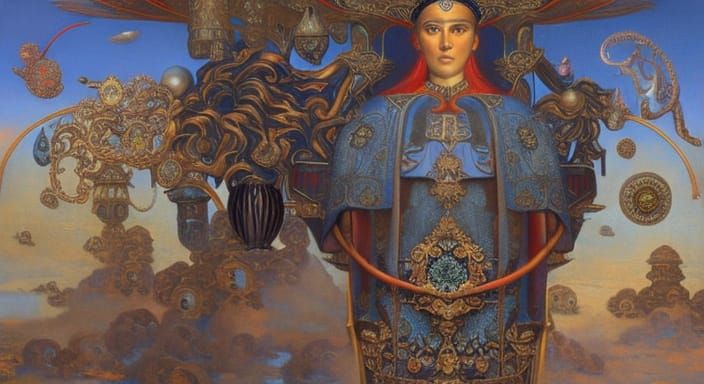 Otto Rapp's Alternate Reality: A Surreal Oil Painting