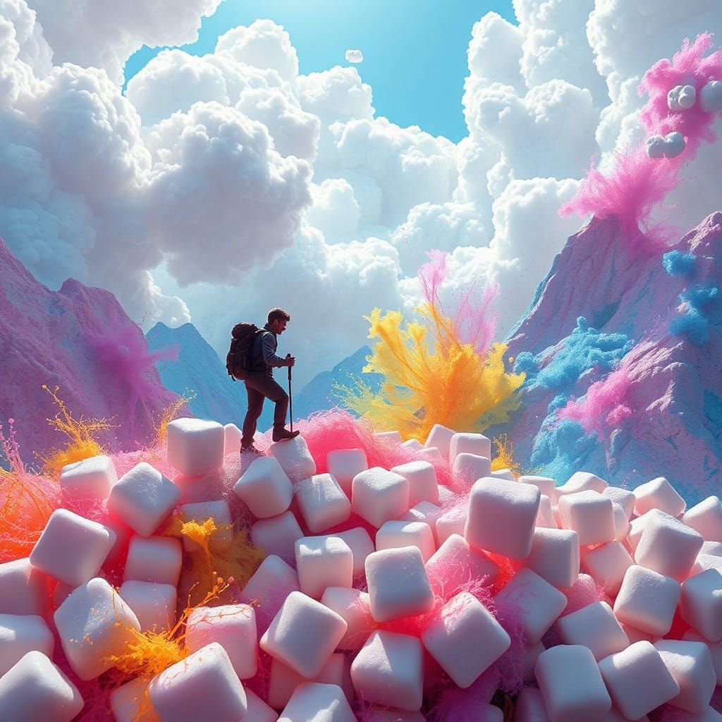 Marshmallowpunk Hiking Adventure in Candy Land