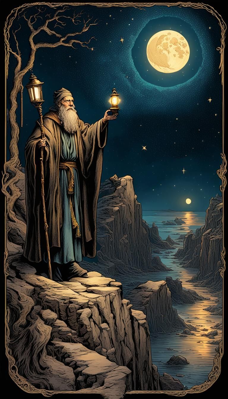 Tarot IX - The Hermit