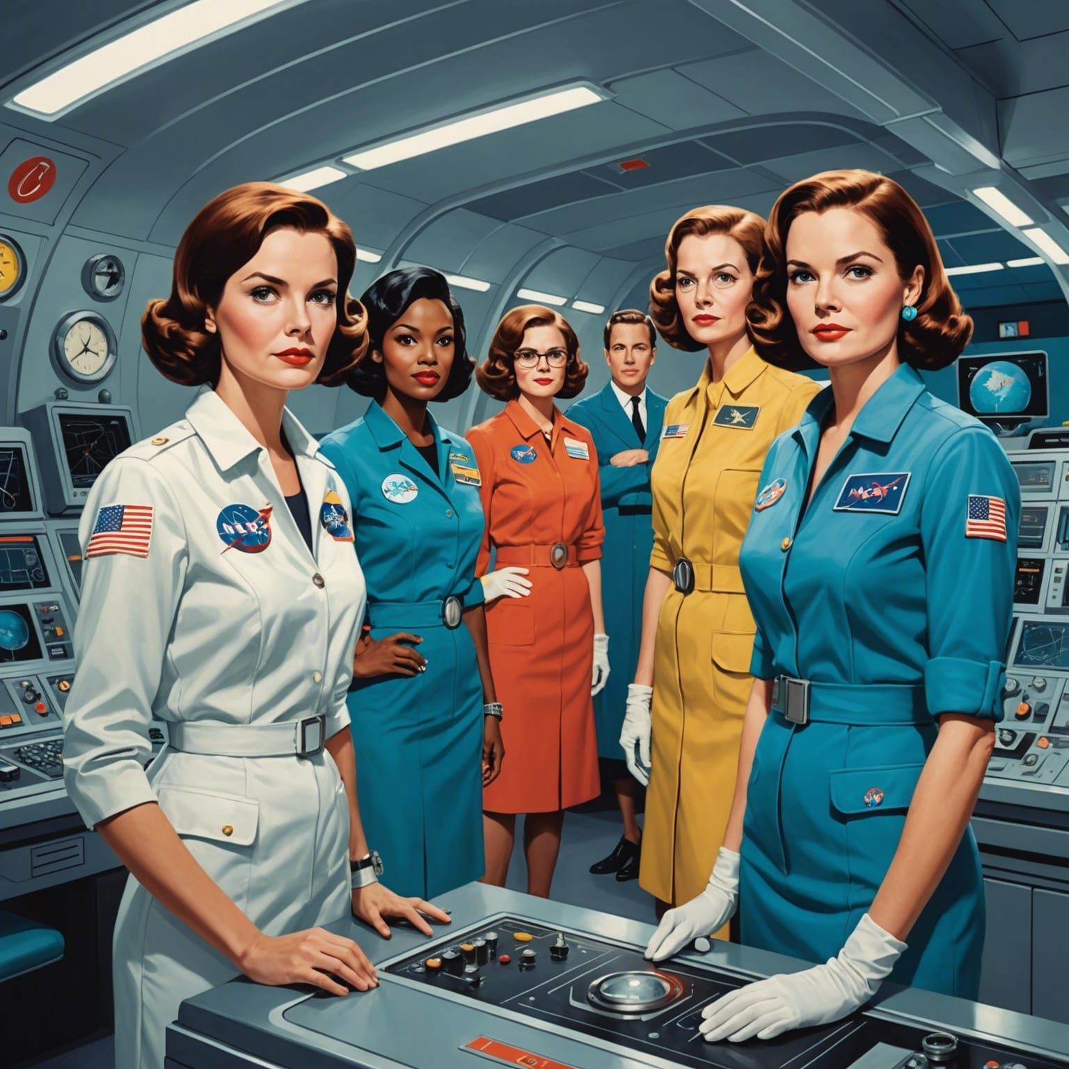 Cosmic Pioneers: Women in Space, a Pop Art Vision