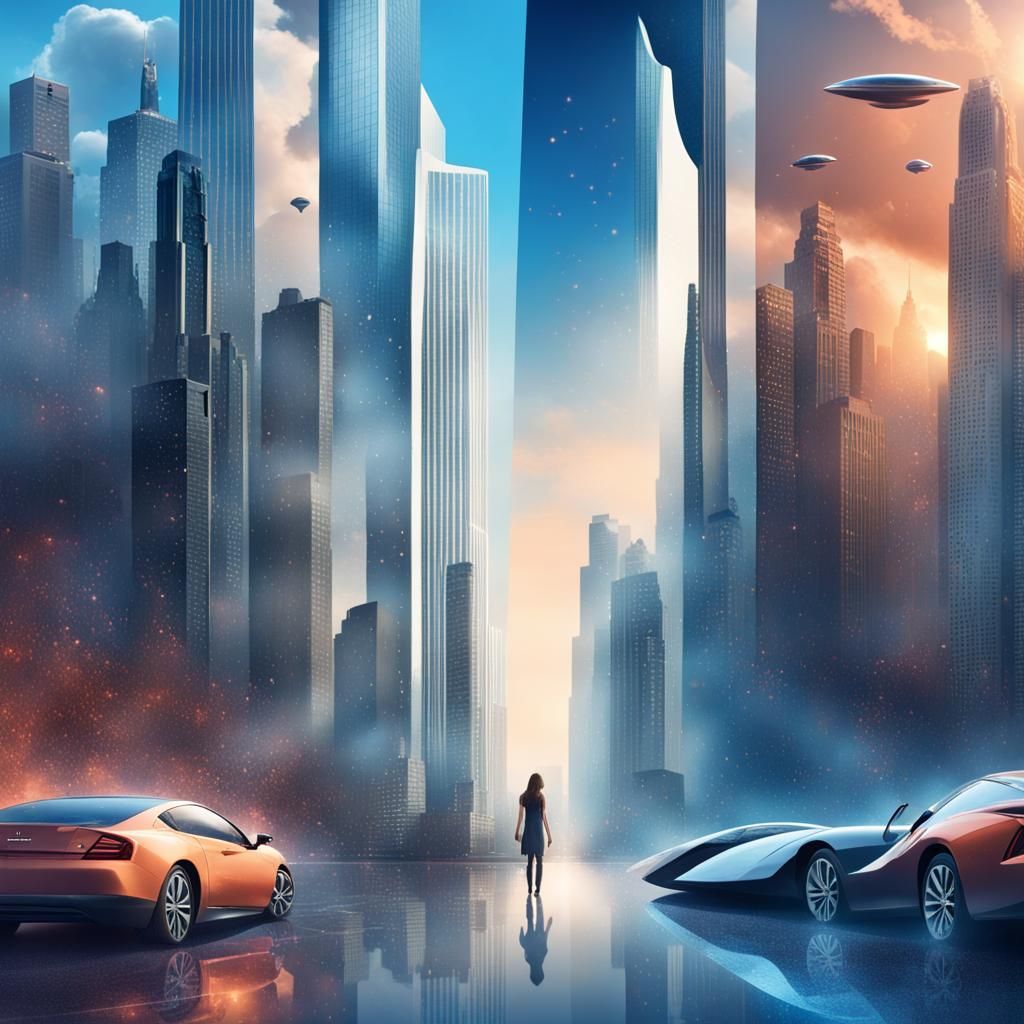 Entwined Realities: Romantic Drama Movie Poster