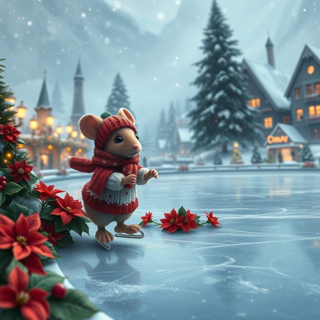 Magical Winter Wonderland Scene