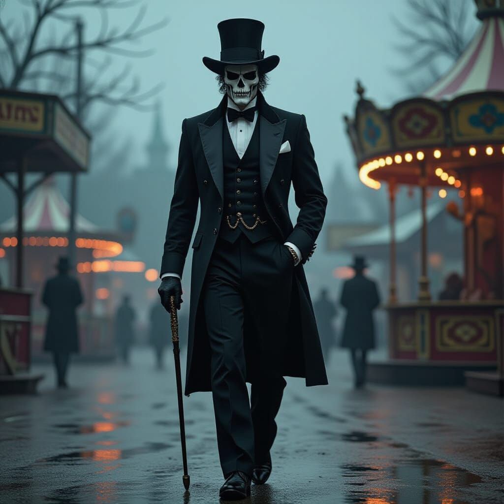 Baron Samedi at a Cursed Carnival