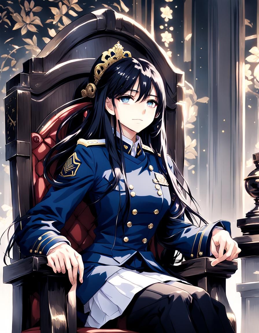 Noble Girl in Officer Uniform: Anime Key Visual