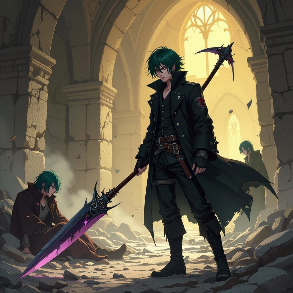 Gaspar Yagami Faces Lilith in Dark Fantasy Dungeon