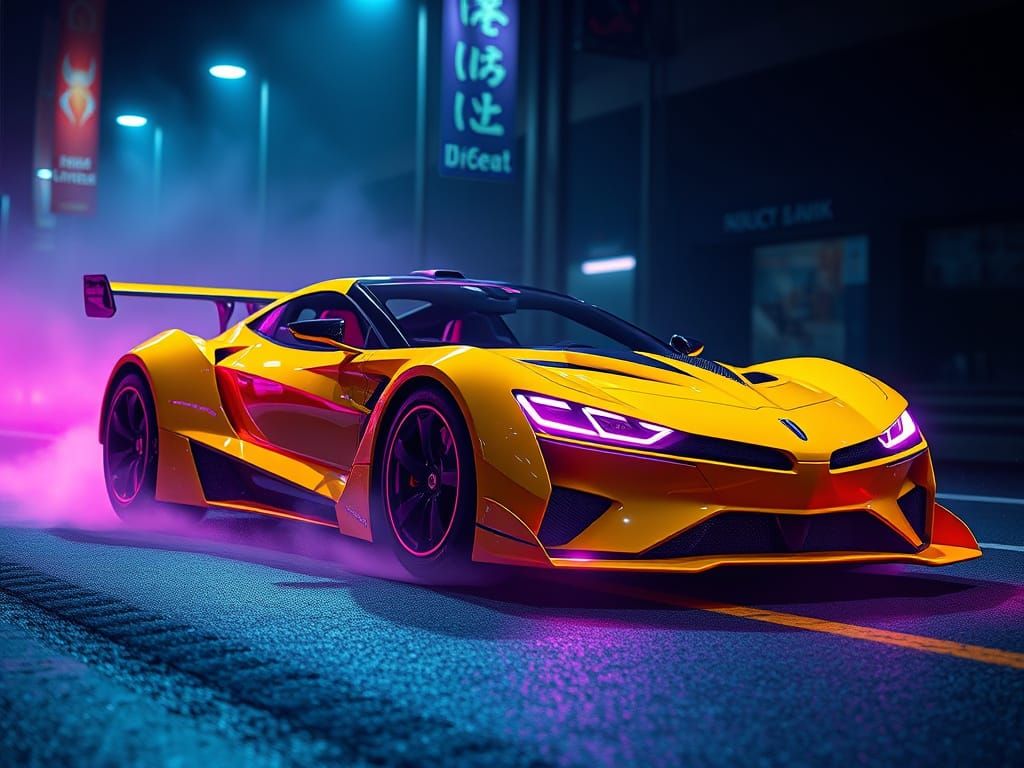 Surreal Yellow Lincoln Spider Concept Rides into Dark Fantas...