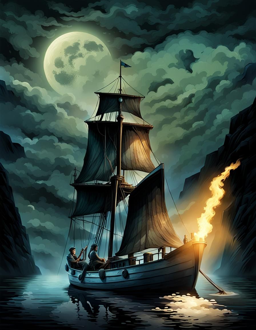 Charon and Nereid: Film Noir Movie Poster