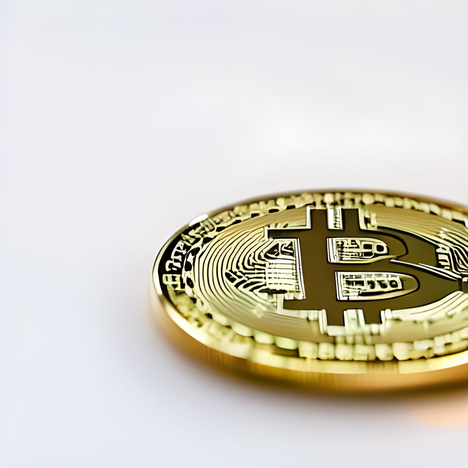 Hyperdetailed Bitcoin Digital Rendering