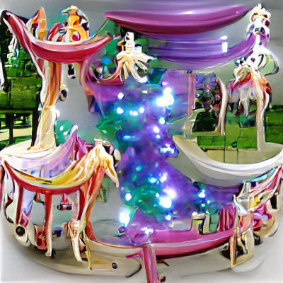 Fantasy Unicorn Merry-Go-Round by Magic Tree