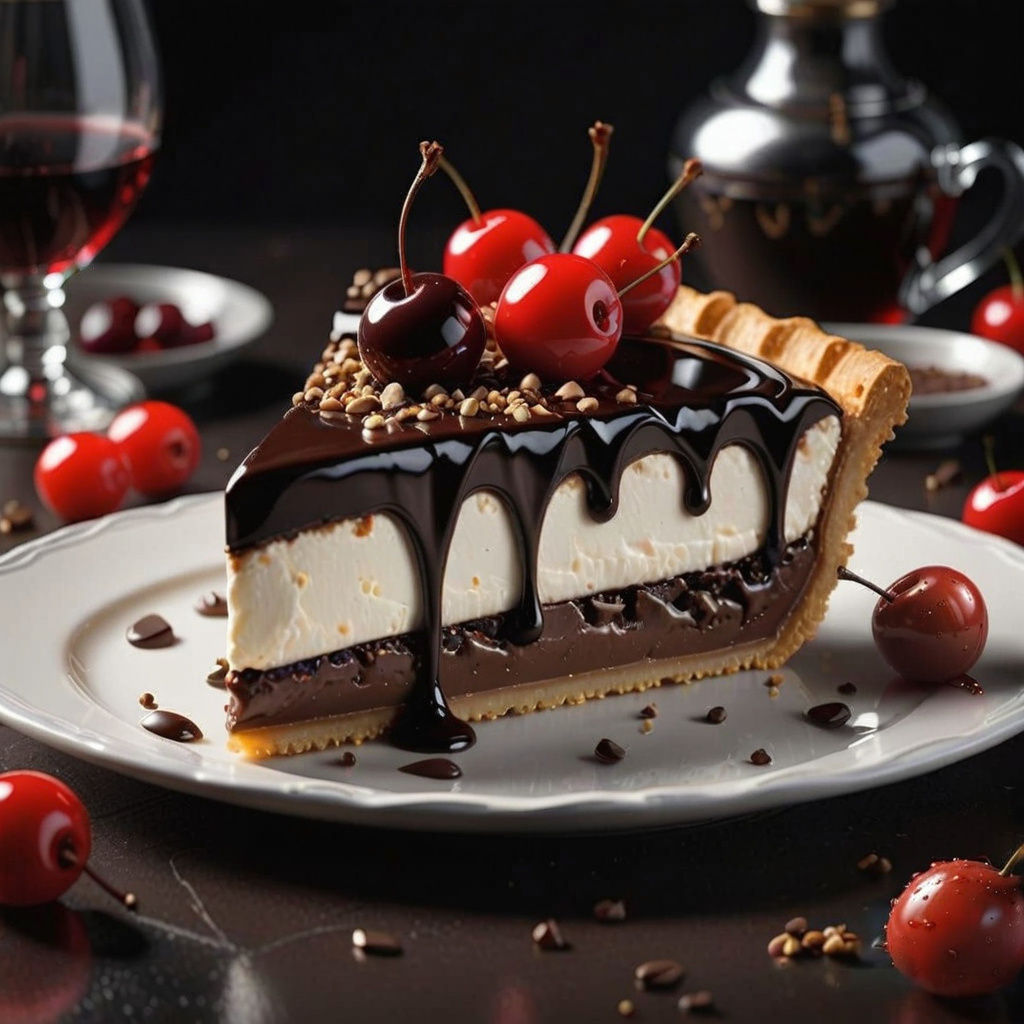 cherry chocolate cream pie π no PRO π no Lora