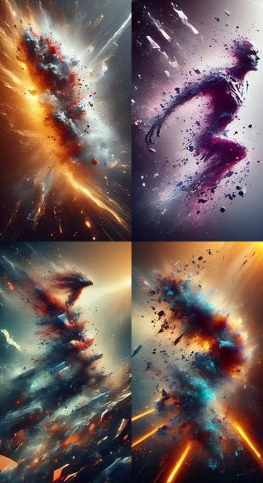 <lora:Fragmentation SD:1.0> <lora:Paintings1 5:1.0> Brain Fr...