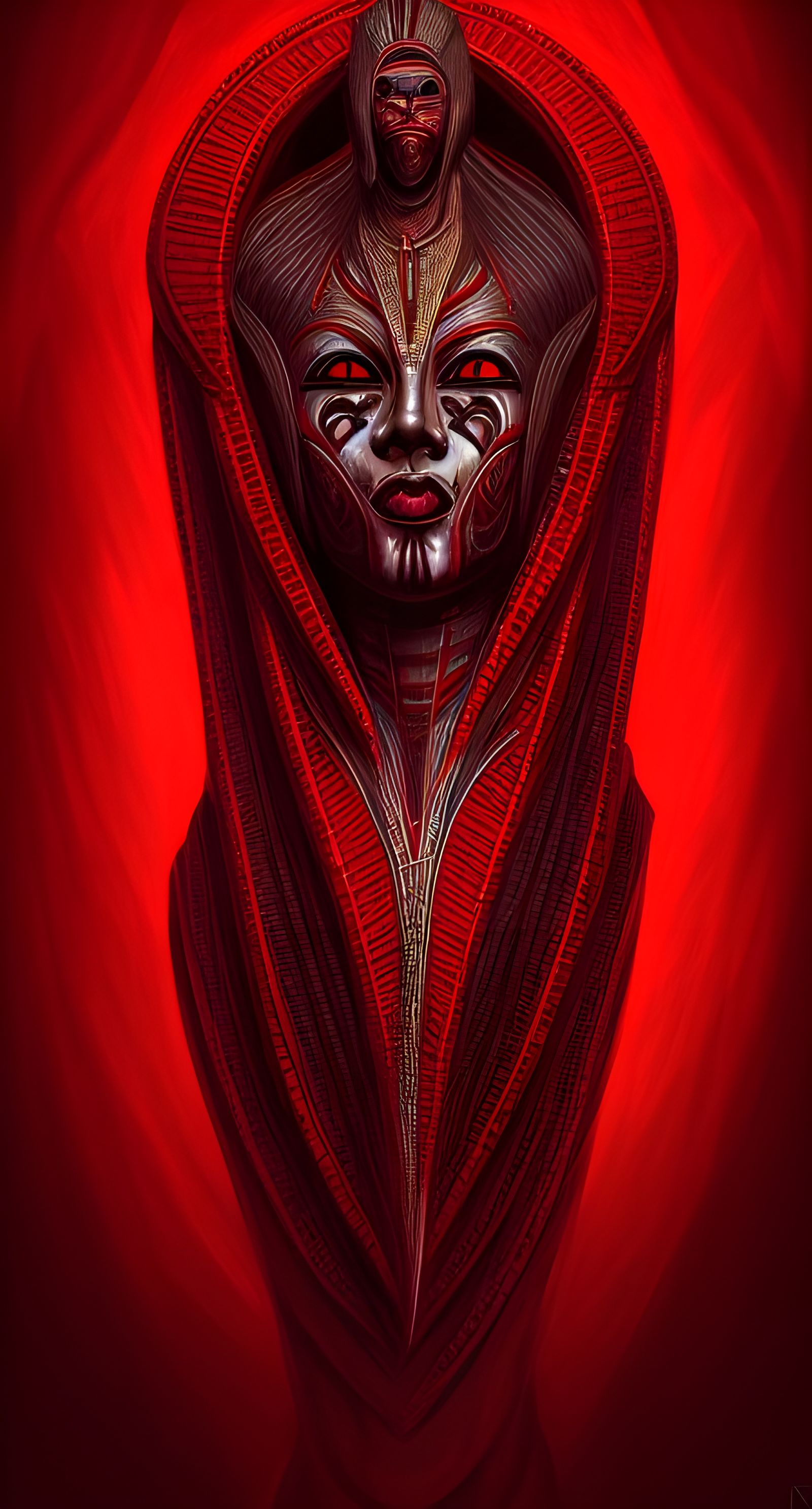 Crimson Vampire Ankh: Key of Life in Egypt