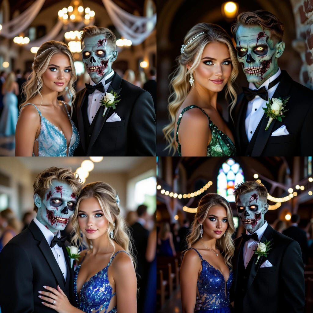 Zombie Prom Night: Girl and Undead Date