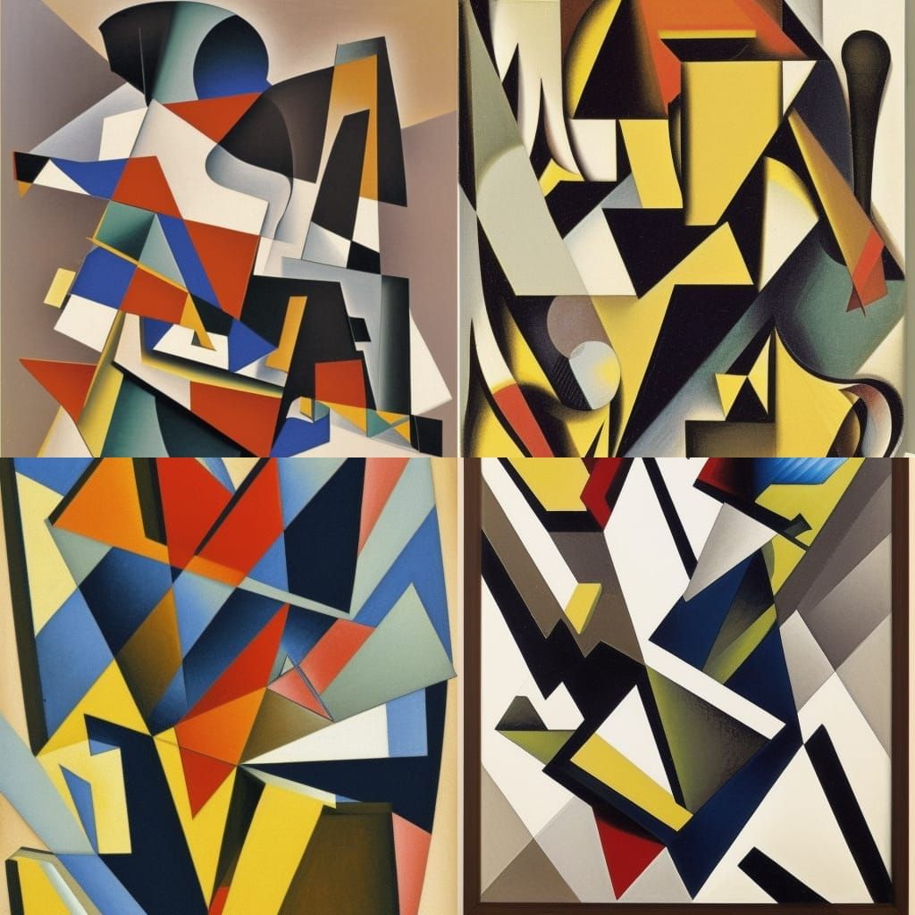 Cubist Goosebumps in Euclidean Geometry Style