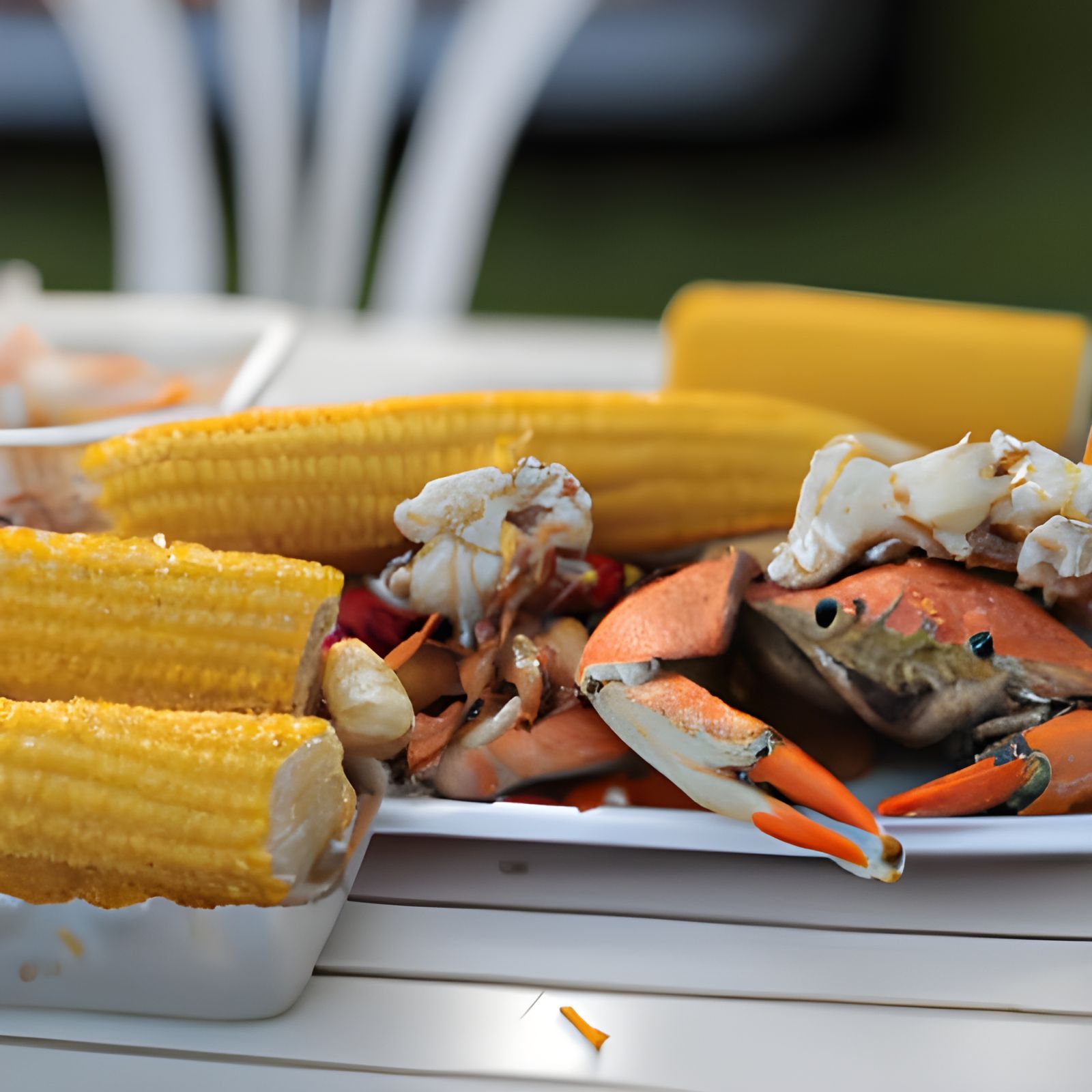 Delicious Crab and Corn Still Life Photo