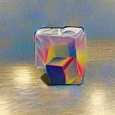 Minimalist Single Cube Design