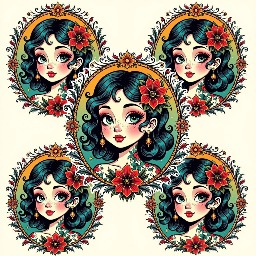 Bold Tattoo Designs in Traditional Style