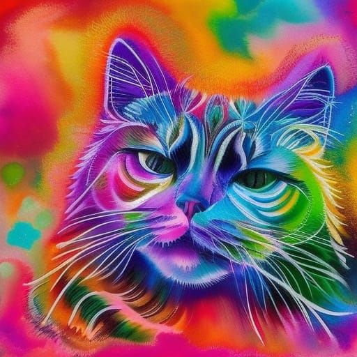 Cat painting