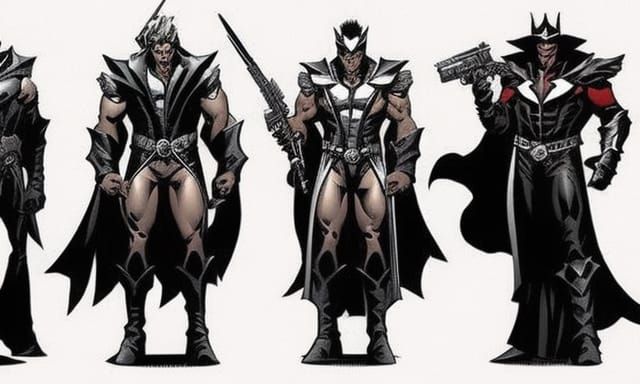 Cowboys From Hell and Angel of Death Comic Art