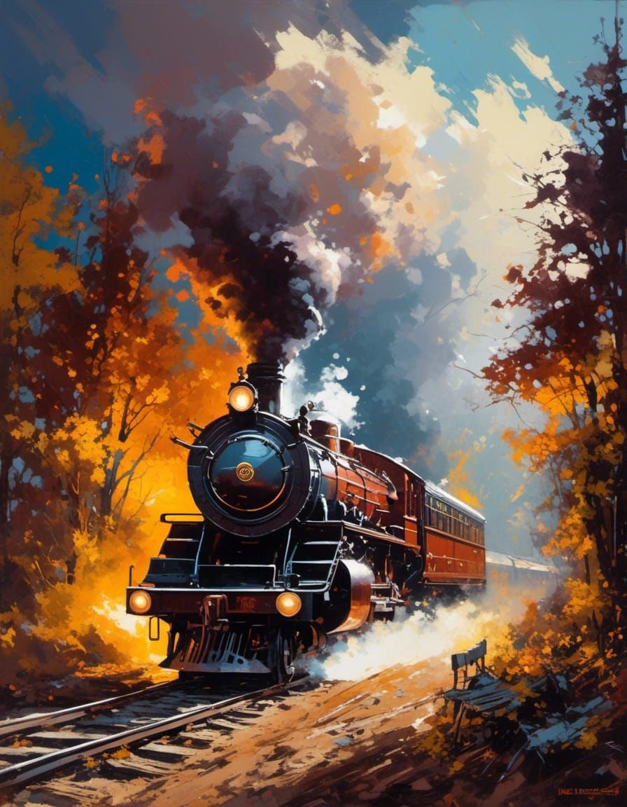 Invention of steam train