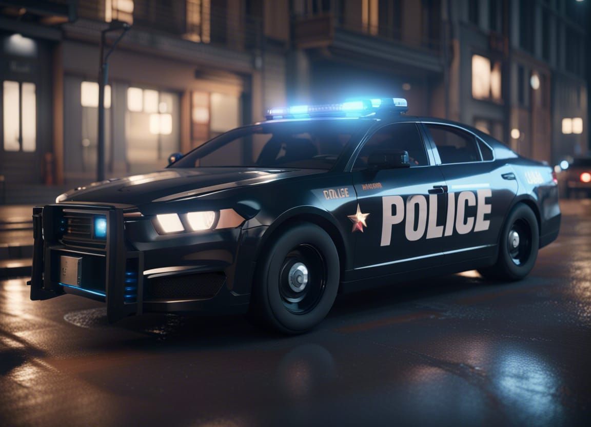 Police Cruiser Responding: 3D Game Cinematic