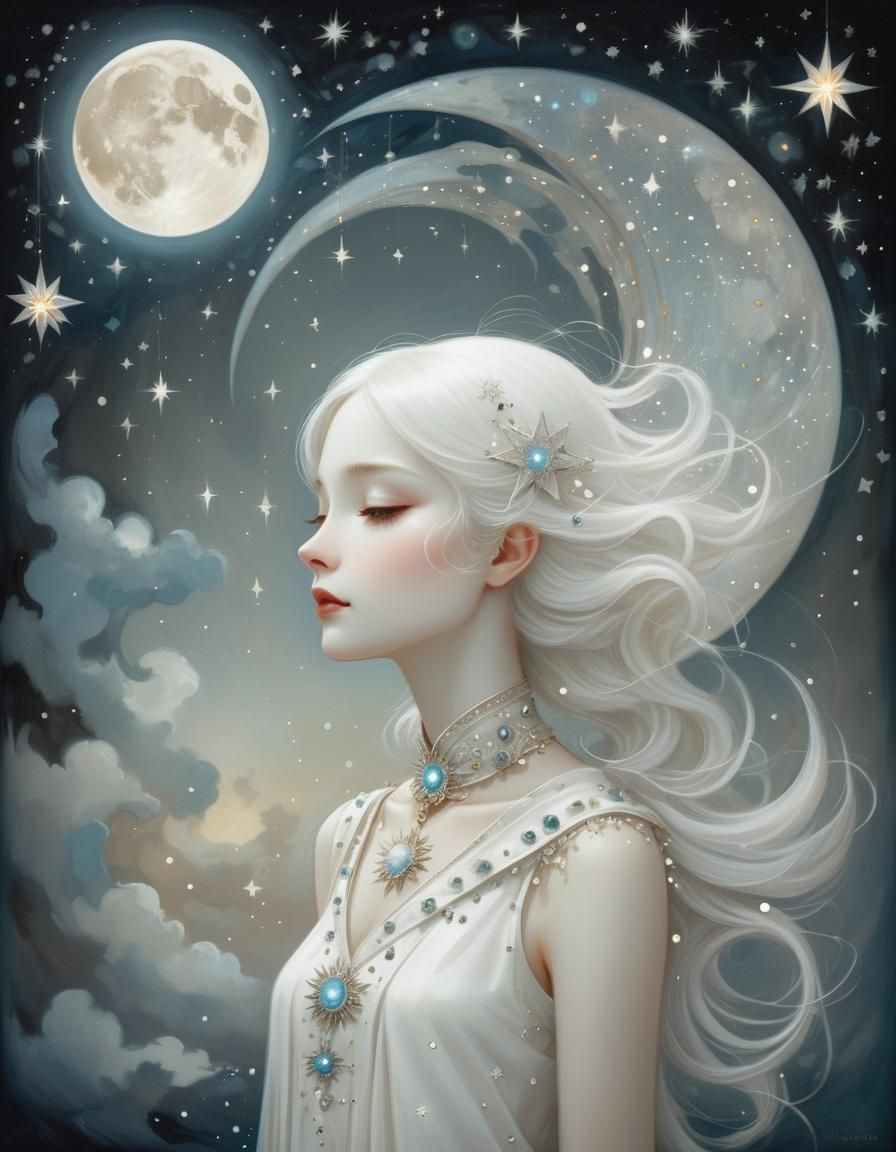 Incandescent moon...