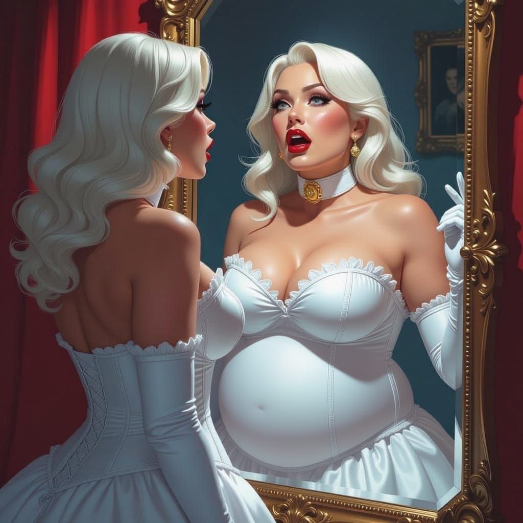 Emma Frost's Shocking Transformation in Hyperrealistic Digit...