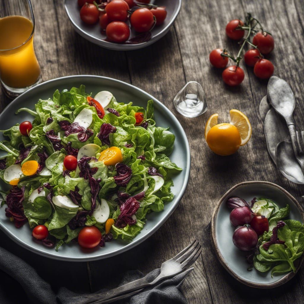 Hyperrealistic Salad with Intricate Details