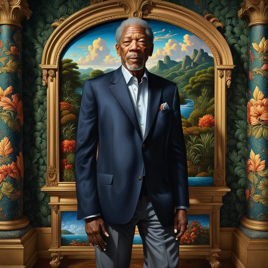Portrait of Morgan Freeman